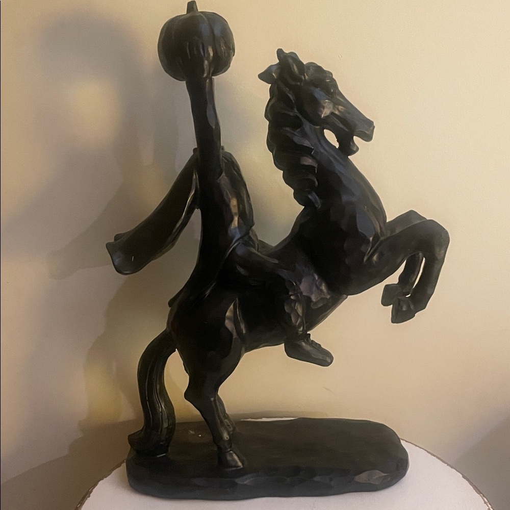 Black Horse Sculpture